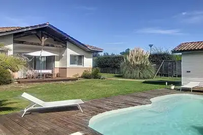 Image de Moliets, villa avec piscine à 3 km de la plage