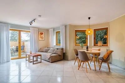 Image de Appartement 'Donauliebe' avec terrasse privée, jardin partagé et Wi-Fi