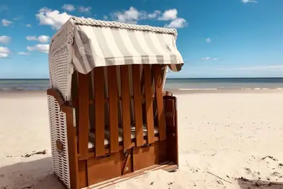 Image de Luxury apartment Sonnenloft 14 in Prora Düne 7 with private sauna and fireplace