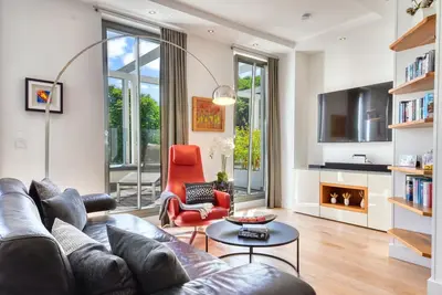 Image de Luxury vacation in Binz: Spa penthouse with wellness oasis and sea view, sauna & pool