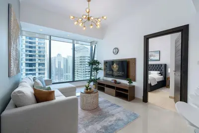 Image de Syllish 1-bedroom apartment in Silverene Towers at Dubai marina