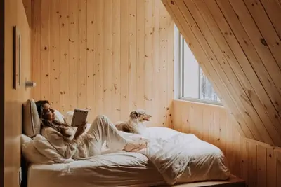 Image de Woodland • Spa • Sauna • Trails & Lake • Firepit