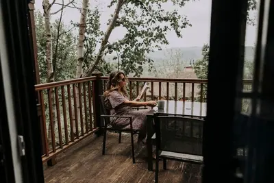 Image de Ski in/out Tremblant • Vue Lac + Montagne • Foyer