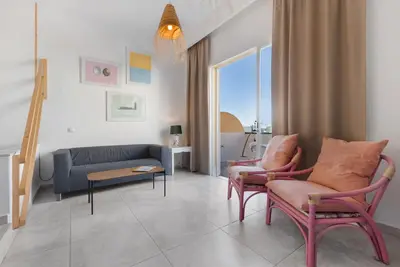 Image de Maison de vacances 'La Casa De Las Hesperides' avec vue sur la mer, terrasse privée et Wi-Fi