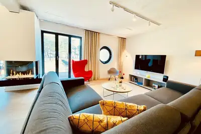 Image de Luxury accommodation Proraloft 6 in Prora Düne 7 with private sauna and fireplace