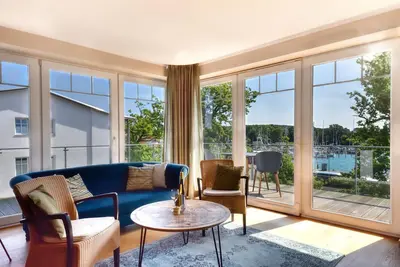 Image de Hafenblick apartment in Lauterbach: relax and enjoy