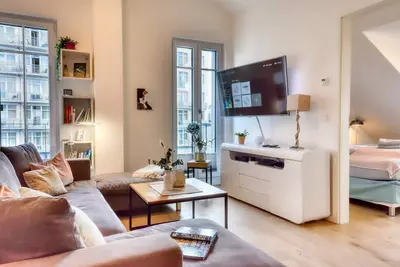 Image de Roof terrace idyll in the Villa Sofie Binz: Apartment No. 12 'Strandkorb'