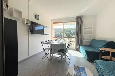 Image de Studio 4 pers à proximité des pistes avec Wifi et parking