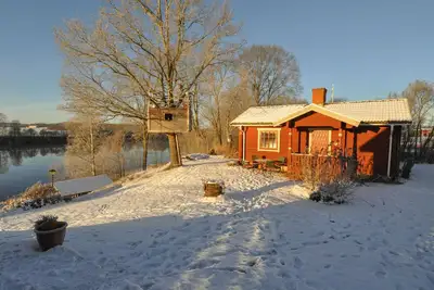 Image de Maison confortable à Borlänge avec vue.