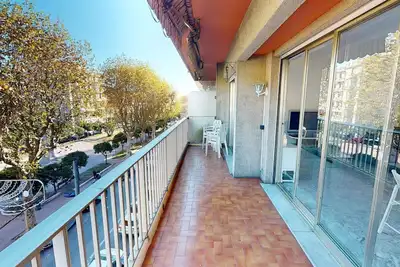 Image de Spacieux 2p centre Menton avec terrasse, clim et parking privé