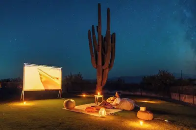 Image de 30 ft Saguaro Retreat -Unique Stargazing+ Desert Mountain Views