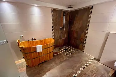 Image de Busches-Butze: large family vacation apartment with fireplace & sauna