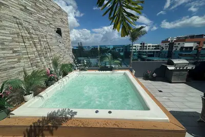 Image de Charming 1-bedroom apartment with WiFi, Big private Jacuzzy  Santo Domingo