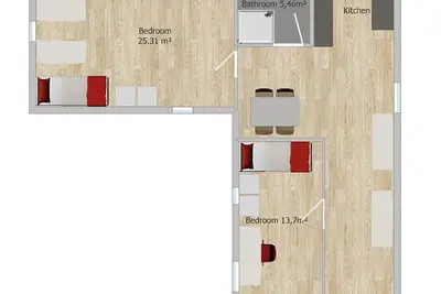 Image de Refurbished 2-room apartment in a quiet location in the inner courtyard, Alsdorf