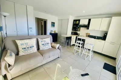 Image de Bel Appartement T1 pour 4 personnes avec terrasse proche de l'Océan (218)