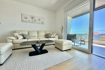 Image de Premium Apartment Panoramico – Spacious 4-Star Holiday Apartment Near the Center with a Sea view, Parking and Balcony