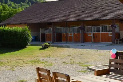 Zevnik Quiet Retreat with Stunning Views and Equestrian Activities - Family Room with Private Bathroom 8