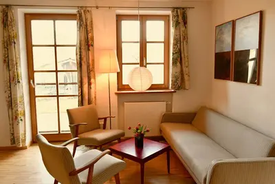 Image de Appartement '3 Zimmer' avec terrasse privée, jardin partagé et Wi-Fi
