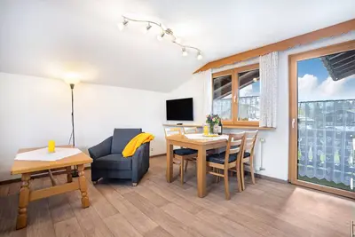 Image de Appartement 'Ferienwohnung Rubihorn' avec vue sur les montagnes, balcon et Wi-Fi