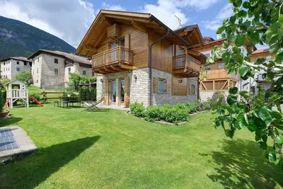 Image de Chalet 'Agritur La Crucola -' avec vue sur les montagnes, Wi-Fi et climatisation