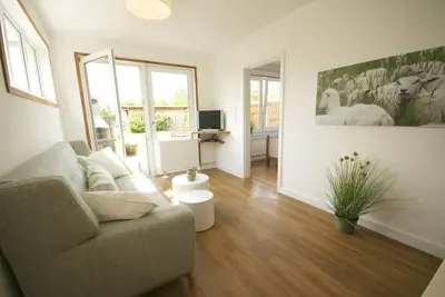 Image de Vacation apartment Dünenkeiler with terrace in the Böttgerei in Dahme