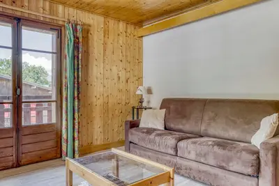 Image de Appartement 2 pièces avec 3 balcons et wifi à Megève Centre