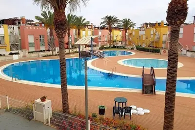 Image de Vera-Playa Apt 1 bedroom 1-4 Guests Beach at 50m Wi-Fi Terrace Parking