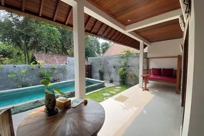 Image de 5 minutes to rice field walk. 1bd with Pool Walkable to Ubud\n\n