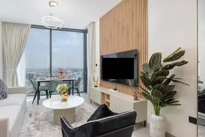 Image de Discover Sobha Hartland's Downtown Oasis with Pool