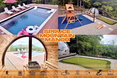 Image de SummerFun! New Pool, JungleGym, Dome, HotTub&Sauna, Sleeps16+