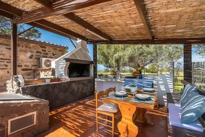 Image de Villa 'Claudia - Calasetta' avec vue sur la mer, Wi-Fi et climatisation
