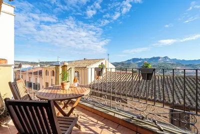 Image de Maison de campagne \"Ca Lazaro\" avec vue sur les montagnes, terrasse privée et Wi-Fi