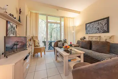 Image de Südwind 21 - Holidays in Zempin for four people with balcony, elevator, sauna and ski room.