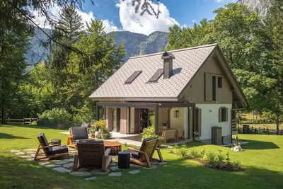 Image de Chalet de luxe, jacuzzi et sauna au Lac de Bohinj