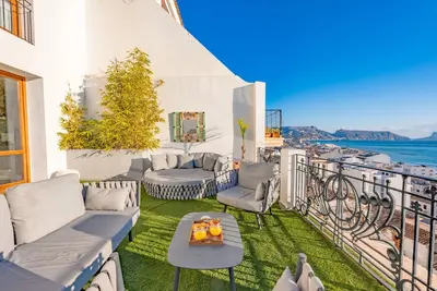 Image de Maison de vacances 'Mimar Altea Exclusive' avec vue sur la mer, Wi-Fi et climatisation