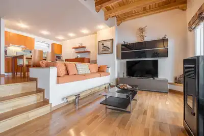Image de Appartement 'Duplex 13d' avec vue sur montagne et terrasse privée