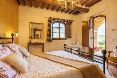 Chambre \"Alba\" avec piscine partagée, Wi-Fi et climatisation