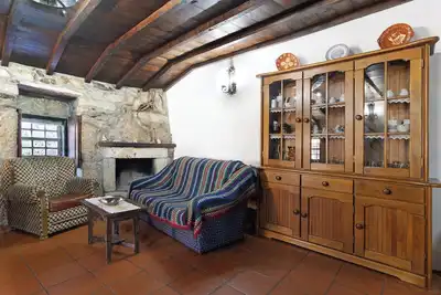 Image de Maison de vacances 'Casa Do Boticas' avec vue sur la montagne, piscine partagée et Wi-Fi