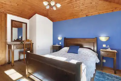 Image de Maison de vacances 'Casa Do Boticas' avec vue sur la montagne, piscine partagée et Wi-Fi