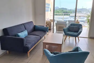 Image de F3 vue sur mer, 2 chambres climatisées, parking, proximité tous commerces