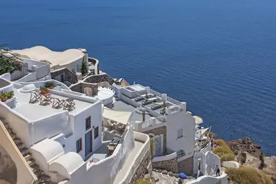 Image de Skala Cave by Thireon 3-bedroom villa in enchanting Oia with Ac, Splash Tub