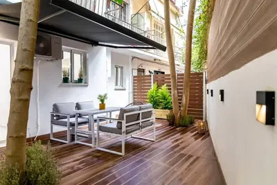 Image de Backyard modern house Nea Smyrni