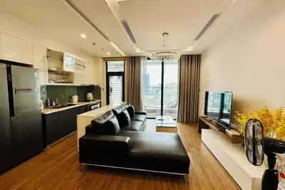 Image de căn hộ 3 phòng ngủ view hoàng hôn tại vinhomes  metropolis