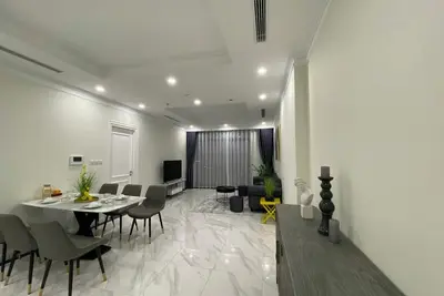 Image de căn hộ 2 phòng ngủ hiện đại tại hateco laroma