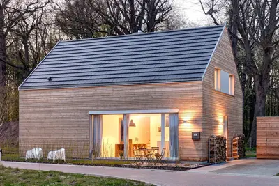 Stylish architect's house on the Baltic Sea