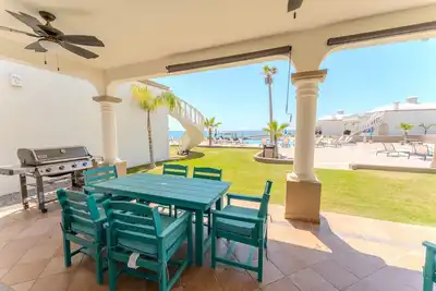 Luxury Beachfront Oceanview Home Water Slides Las Palmas Resort Sandy Beach