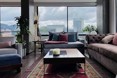 Heavenly 2br with large terrace and gym in Bogota
