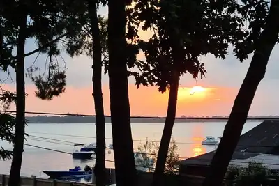 Image de Villa d'architecte contemporaine avec piscine et vues bassin d'Arcachon