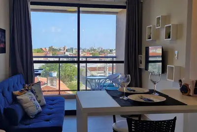 Image de Cozy flat with hammock, balcony, sea view and 5 minutes from the beach