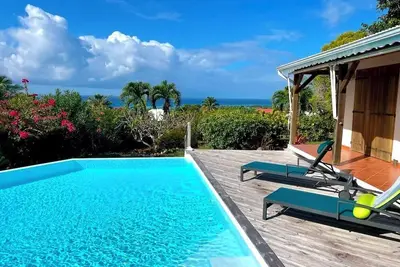 Image de Villa Libellule un havre de paix avec piscine vue mer et 3 chambres climatisées